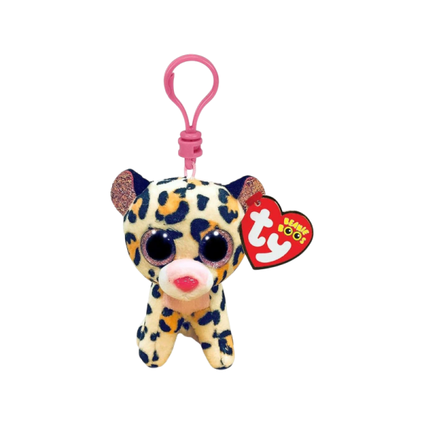 TY BEANIE BOOS LEOPARDO ROSA