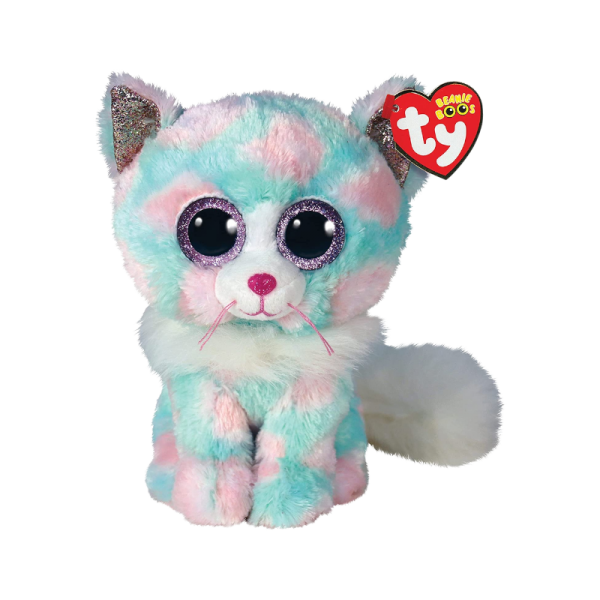 TY BEANIE BOOS GATO PASTEL