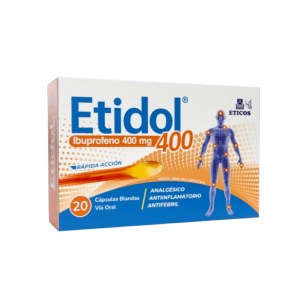 ETIDOL 400 MG CAJA X 20 CAPSULAS