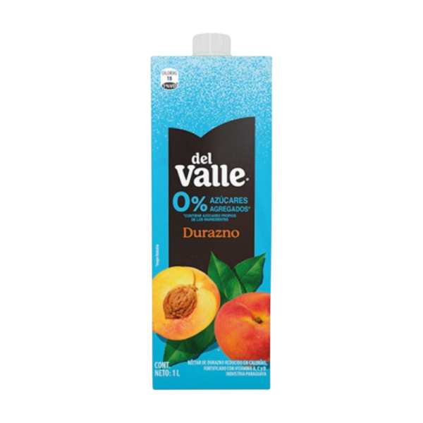 FRUGOS DEL VALLE DURAZNO 0% 1LX6