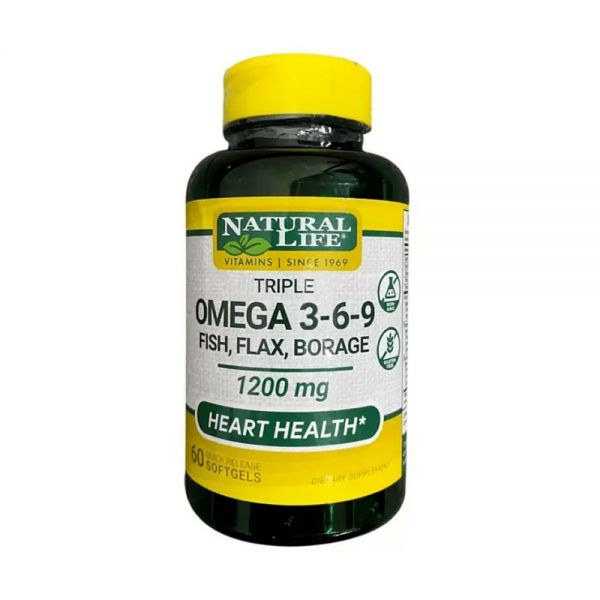 NAT. BOUNTY TRIPLE OMEGA 3,6,9 X 60 CAPS