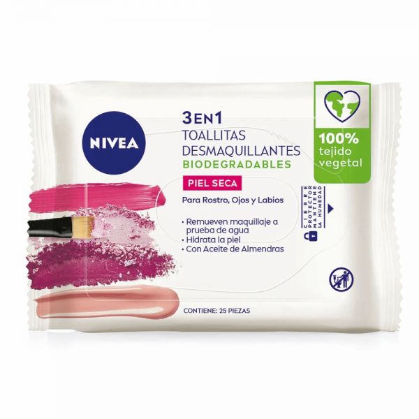 FL NIVEA TOALLA FACIAL SECA-SENSIBLE X 25 UN