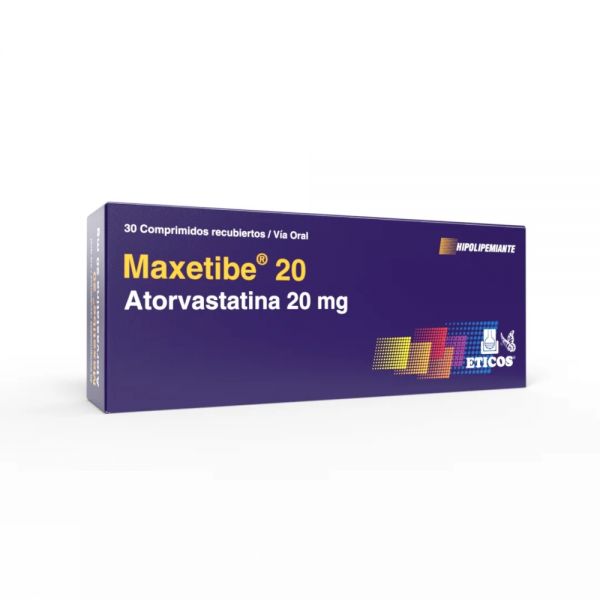 MAXETIBE 20 MG CAJA X 30 COMPRIMIDOS