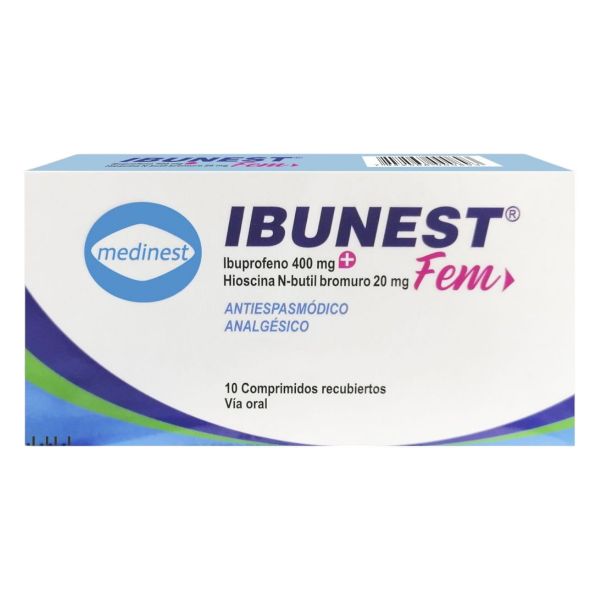 IBUNEST FEM CAJA X 10 COMP