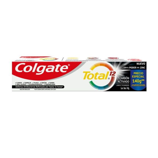 COLGATE TOTAL 12 CARBON ACT140 GR