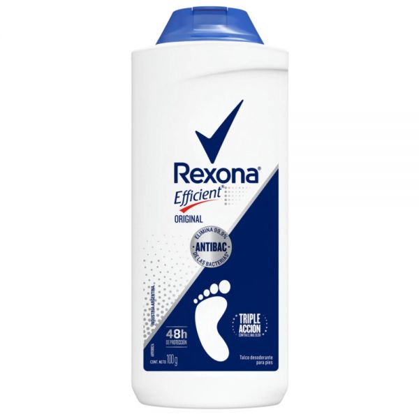 REXONA EFFICIENTE TALCO ORIGINAL 100GR