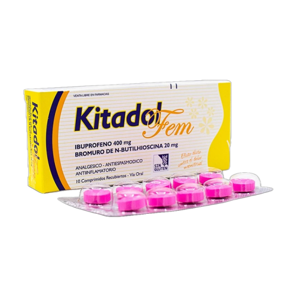 KITADOL FEM CAJA X 10 COMP