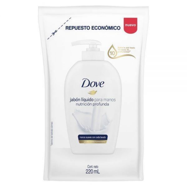 DOVE HW BEAUTY CREAM WASH REP 12X220ML