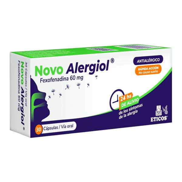 NOVO ALERGIOL 60 MG CAJA X 30 CAPSULAS