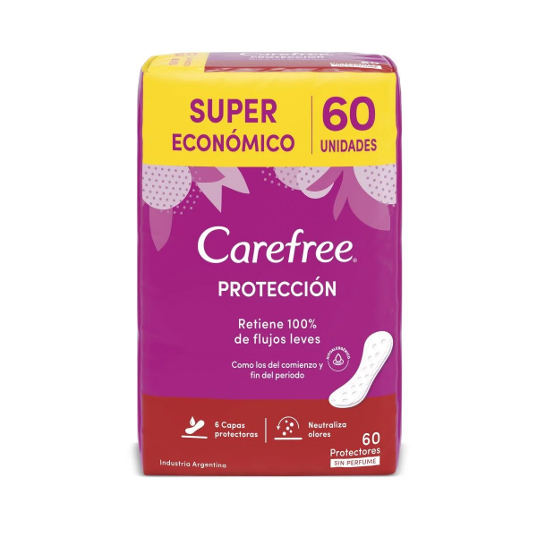 CAREFREE REGULAR P/D 60 UNID