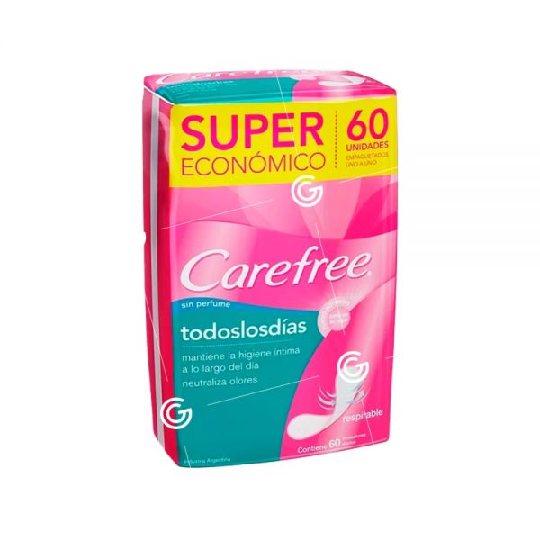 CAREFREE TODOS LOS DIAS 60 UNID