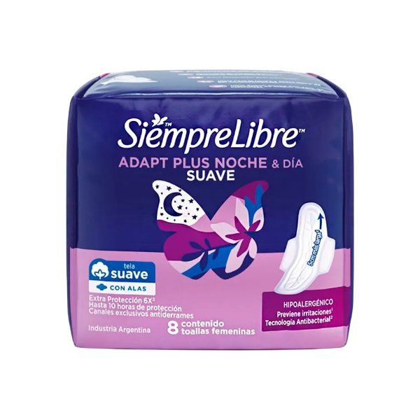 SIEMPRE LIBRE ADAPT PLUS C/A 8U