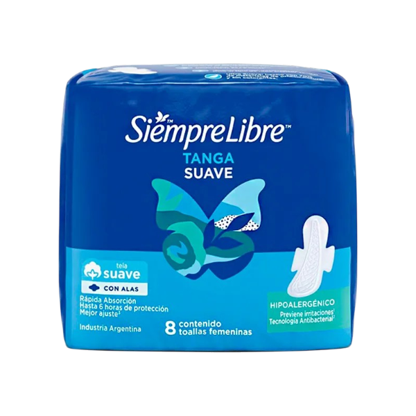 SIEMPRE LIBRE TANGA 8 UNIDADES