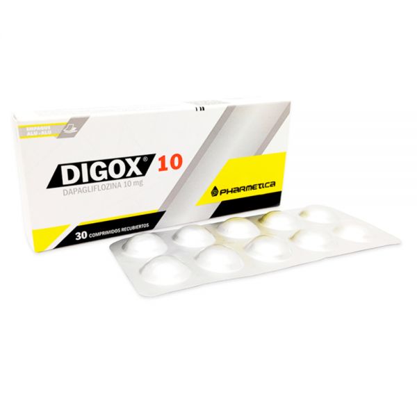 DIGOX 10 MG CAJA X 30 COMPRIMIDOS