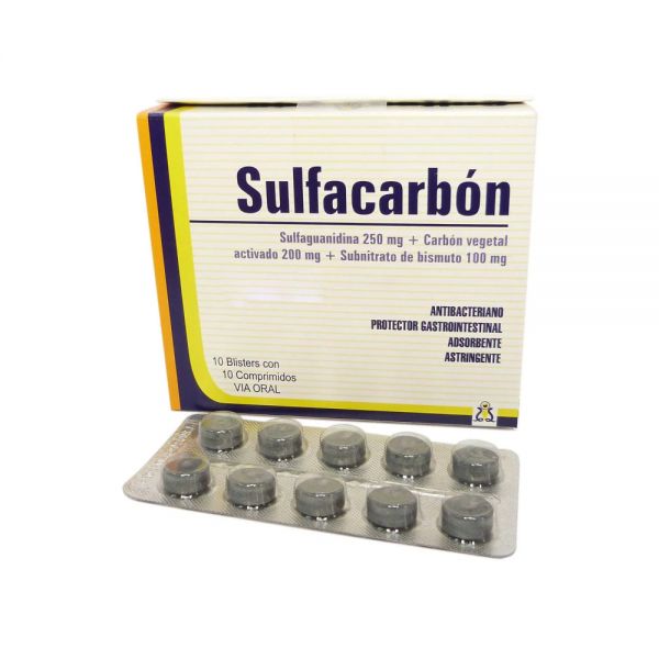 SULFACARBON CAJA X 10 COMP
