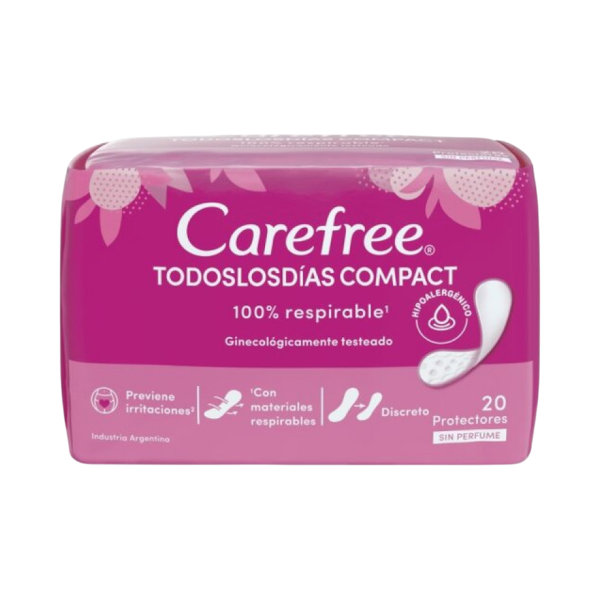 Carefree Proteccion S/ Perfume X 20 Un.