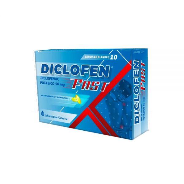 DICLOFEN FAST CAJA X 10 CAPSULAS