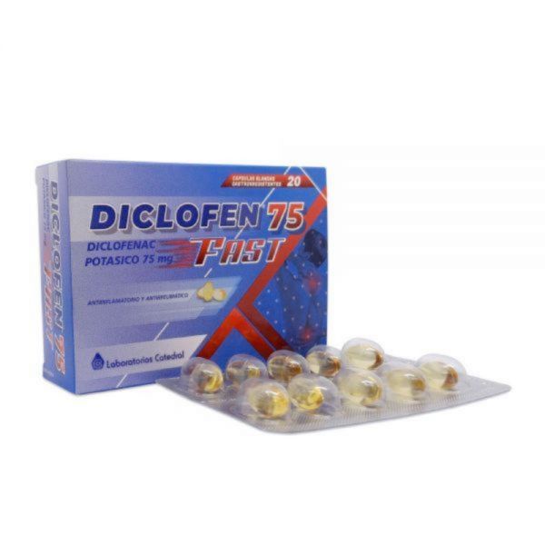 DICLOFEN FAST CAJA X 20 CAPSULAS