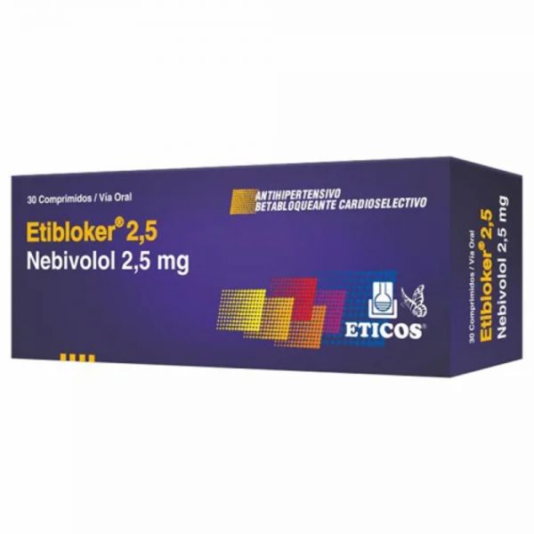 ETIBLOKER 2.5 MG CAJA X 30 COMPRIMIDOS