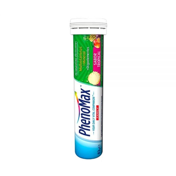 PHENOMAX MULTIVITAMINAS + MINERALES + OLIGOELEMENTOS X 20 TBL EFER
