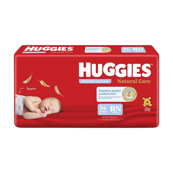 HUGGIES PAÑAL SUPREME CR RN MEGA X34 UNID AR