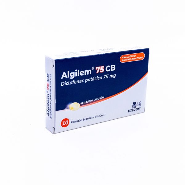 ALGILEM 75 MG CAJA X 10 CAPSULAS