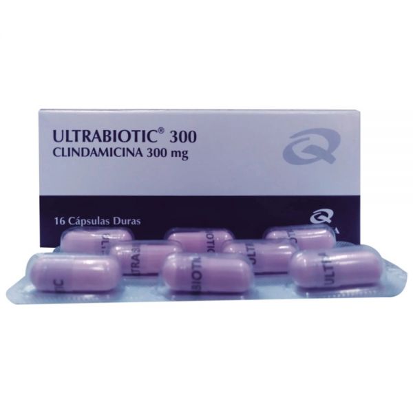 ULTRABIOTIC 300 MG CAJA X 16 CAPSULAS DURAS