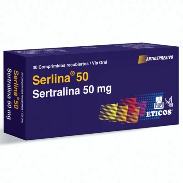 SERLINA 50 MG CAJA X 30 COMPRIMIDOS