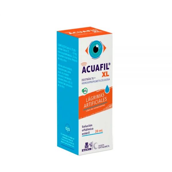 ACUAFIL XL SOLUCION AFTALMICA FRASCO X 20 ML