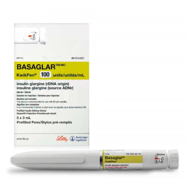 BASAGLAR KWIKPEN PLUMAPREFIL 100IU X 1 3ML (5)