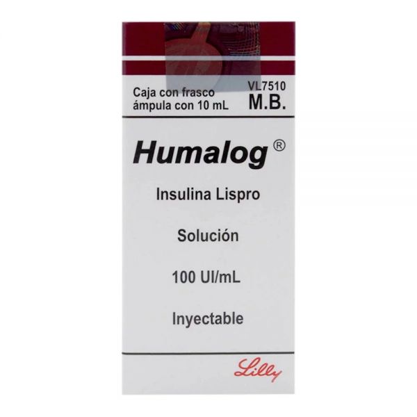 HUMALOG 100 U.I. FCO. X 10 ML. X 1