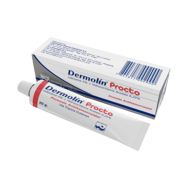 FL DERMOLIN PROCTO POMO X 20 GRAMOS