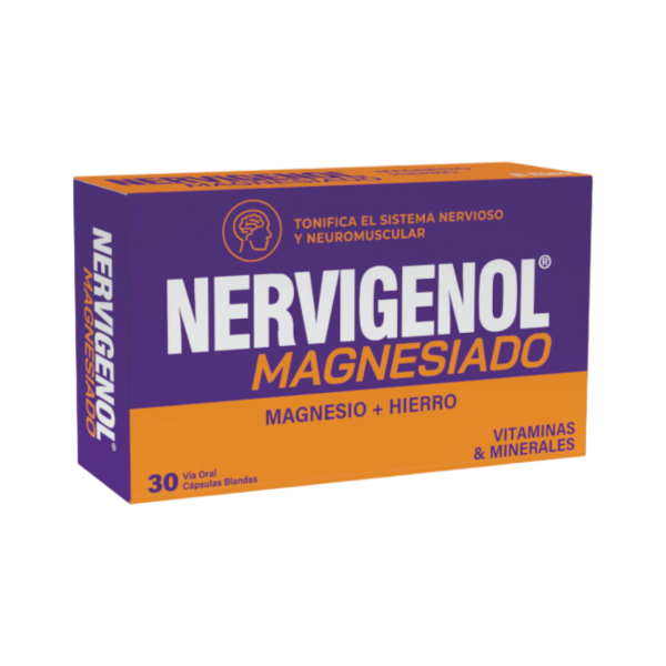NERVIGENOL MAGNESIADO CAJA X 30 CAPSULAS