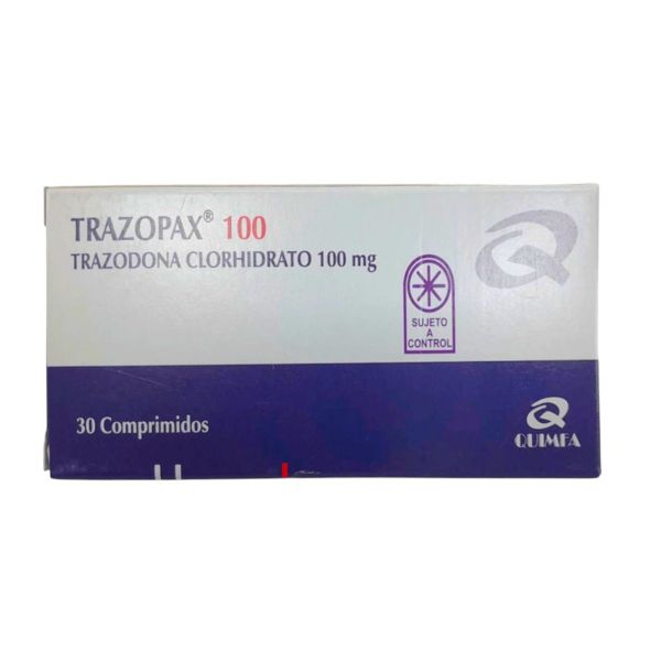 TRAZOPAX 100 MG CAJA X 30 COMPRIMIDOS