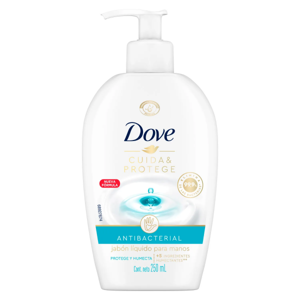DOVE JABON LIQUIDO ANTIB 250 X6