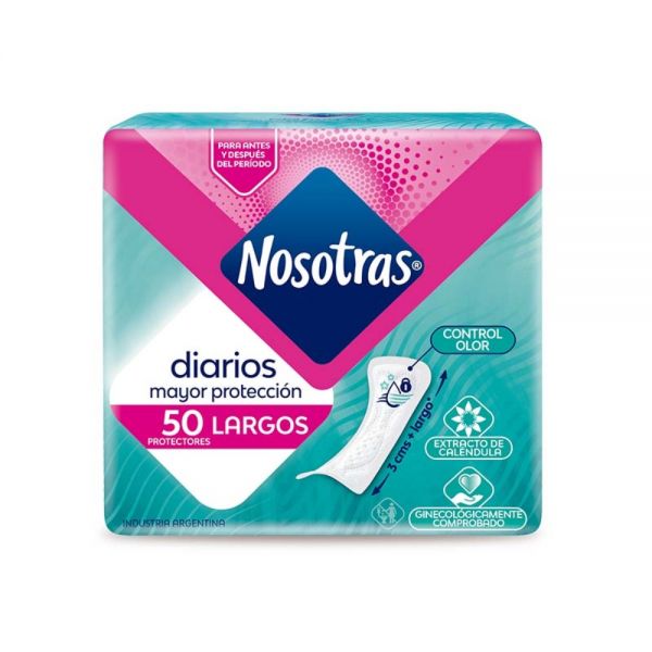 NOSOTRAS PROTECTORES LARGOS DIARIOS 12 X 50
