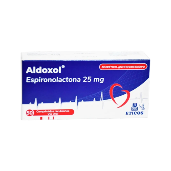 ALDOXOL 25MG TABL. CAJA X 50