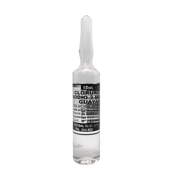 CLORURO DE SODIO 3 MOLAR X 10 ML GUAYAKI