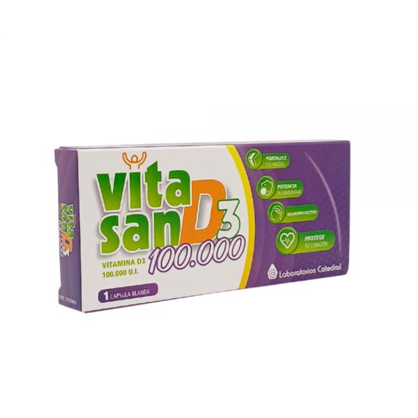 VITASAN D3 100.000 CAJA X 1 CAPSULA