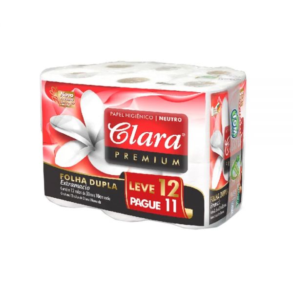 PAPEL HIG CLARA DOBLE HOJA 6X12 30M