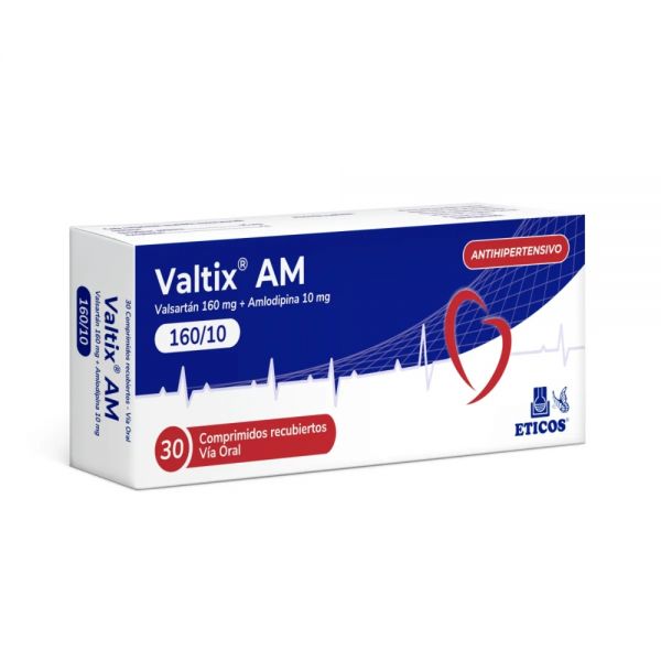 VALTIX AM 160/10 MG CAJA X 30 COMPRIMIDOS