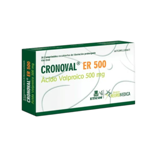 CRONOVAL ER 500 MG CAJA 30 COMPRIMIDOS