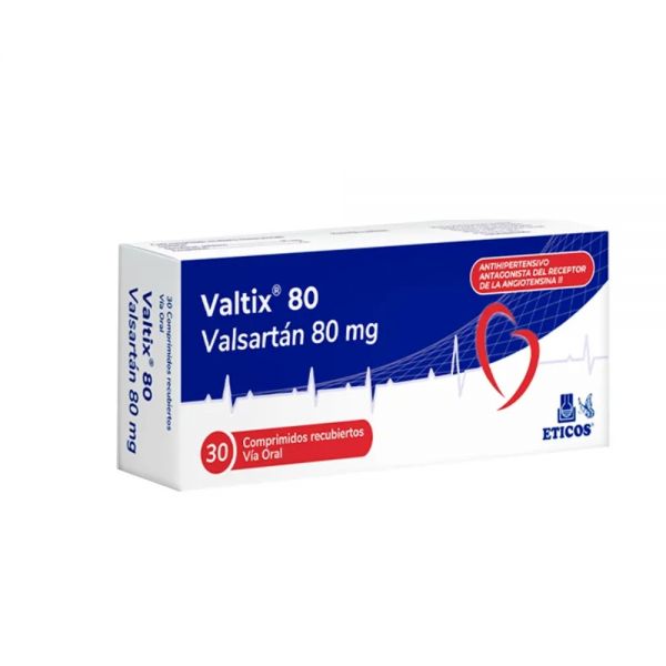 VALTIX 80 MG CAJA X 30 COMP REC