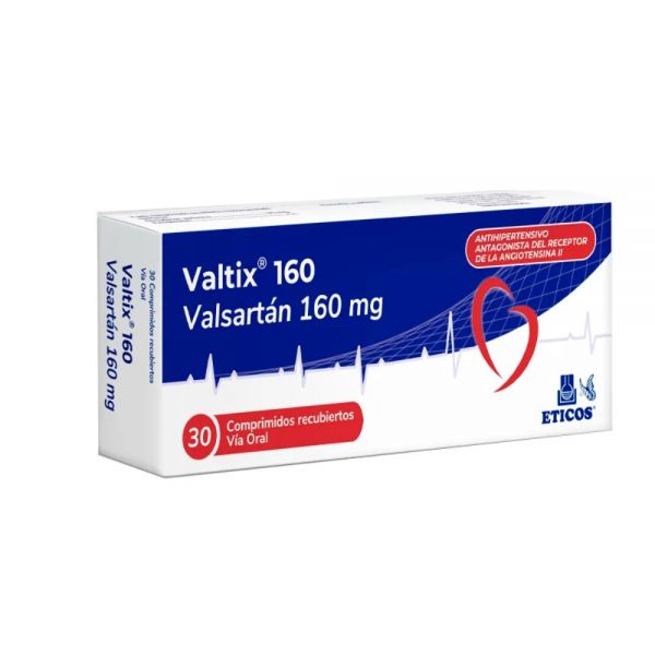 VALTIX 160 MG CAJA X 30 COMP REC