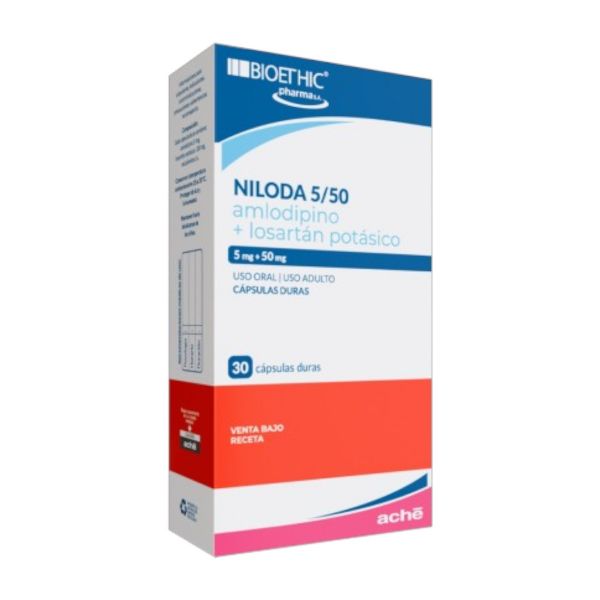 NILODA 5/50 MG X 30 CAPS