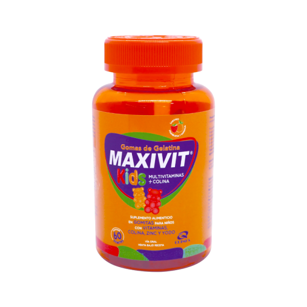 MAXIVIT KIDS FRASCO X 60 GOMITAS DE GELATINA