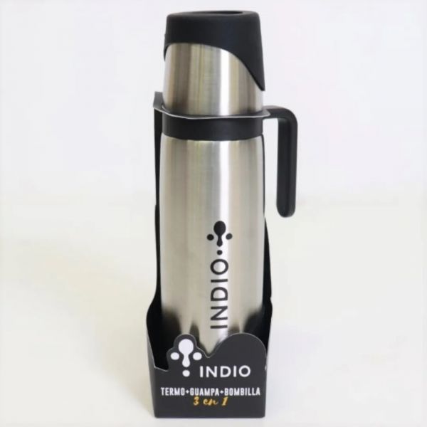 INDIO MATE 3 EN 1 1LT PLATA CON ROSA