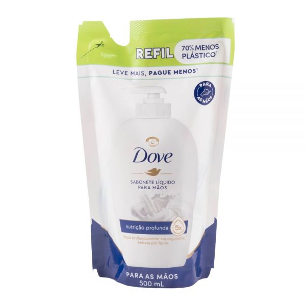 DOVE JABON LIQ REFILL 500 ML