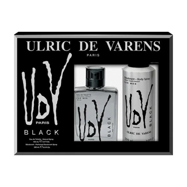 UDV FOR MEN BLACK COFFRET EDT 100 ML + DEO 200 ML