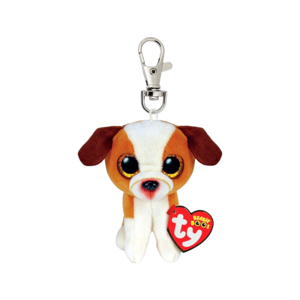 TY BEANIE BOOS HUGO PERRO CAF CLIP